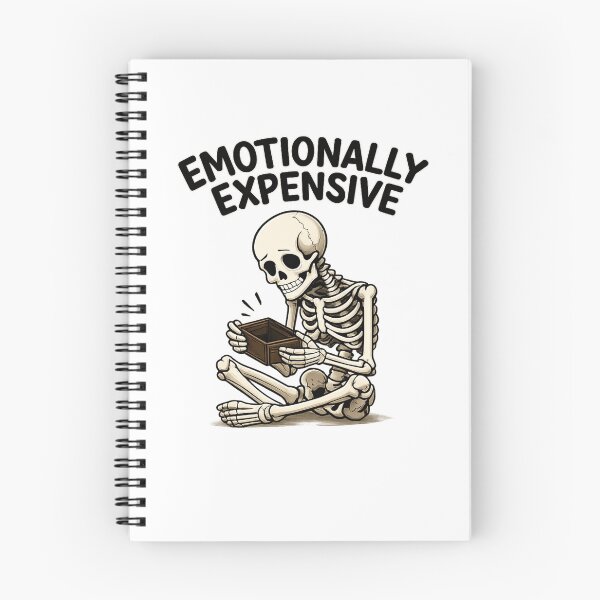 Item preview, Emotionally expensive Sad skeleton designed and sold by vecart34.