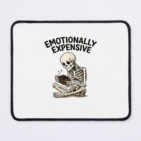 Item preview, Emotionally expensive Sad skeleton designed and sold by vecart34.