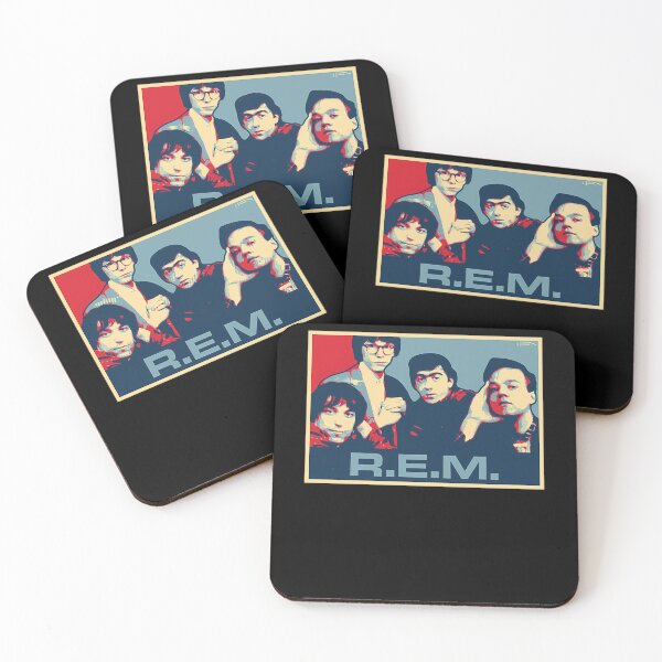 Item preview, Four Member Band Poster Tri Color Portrait designed and sold by deathfallstudio.