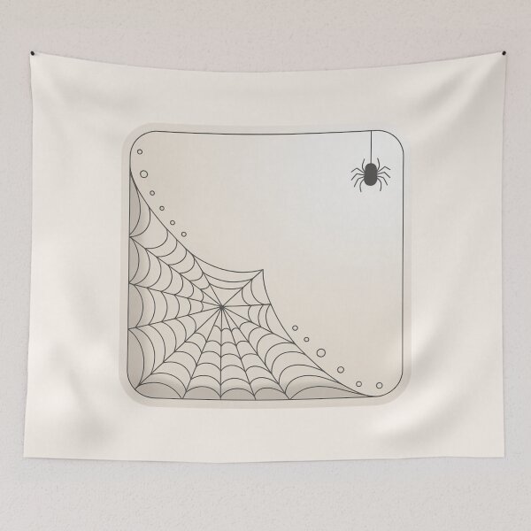 Item preview, Soft Spiderweb Corner Halloween Art designed and sold by TrendMorphic.
