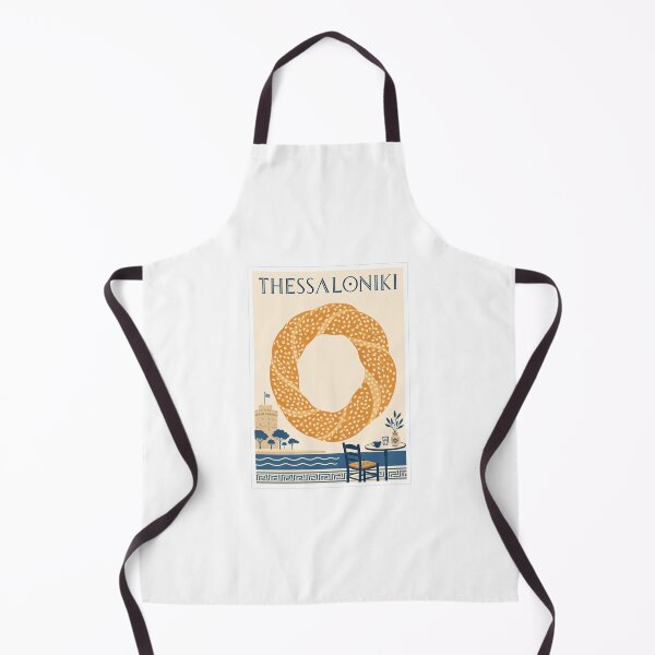 Item preview, Thessaloniki Koulouri Travel Poster designed and sold by Beyond Destinations.