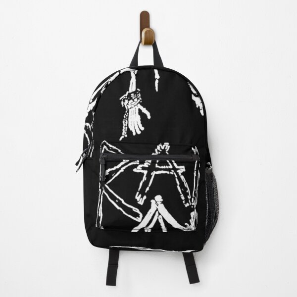 Item preview, Punk Mohawk Skull Skeleton Spider White Line Artwork designed and sold by deathfallstudio.