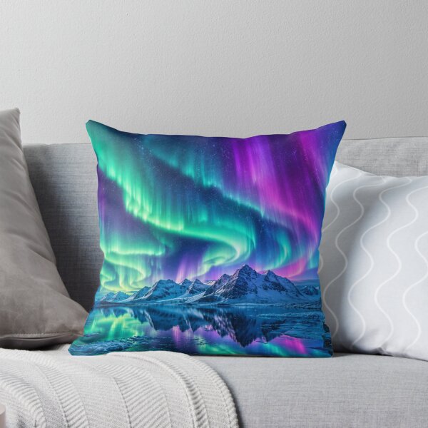 Item preview, Aurora Borealis Over Arctic Mountains designed and sold by MKDSN.