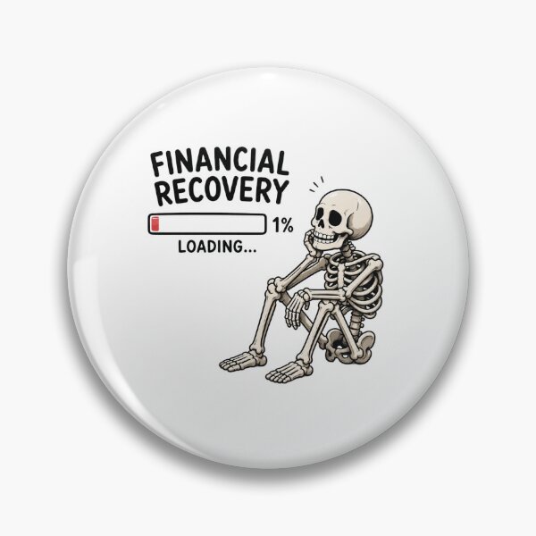 Item preview, Financial recovery 1% loading Funny skeleton designed and sold by vecart34.