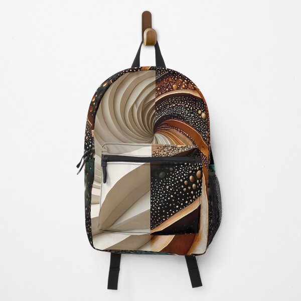 Item preview, Spiral Opulence Design in Copper and White designed and sold by Vicky Brago-Mitchell®.