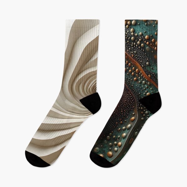Item preview, Spiral Opulence Design in Copper and White designed and sold by Vicky Brago-Mitchell®.
