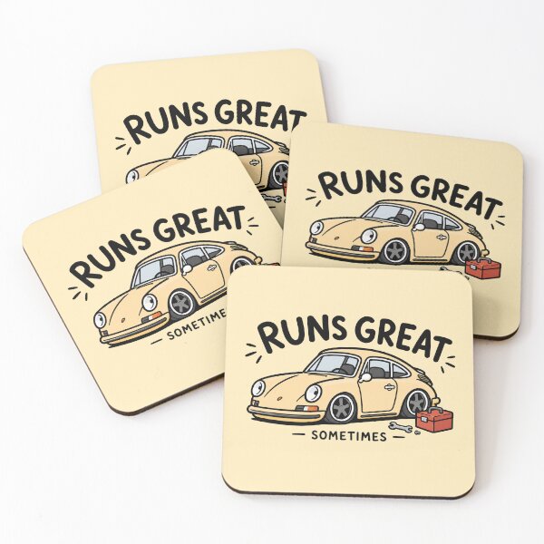 Item preview, Runs Great Sometimes Car Humor designed and sold by MonkiFlipp.