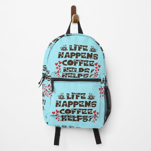 Item preview, Life happens coffee helps! designed and sold by AsifDesignCreativeStudio.