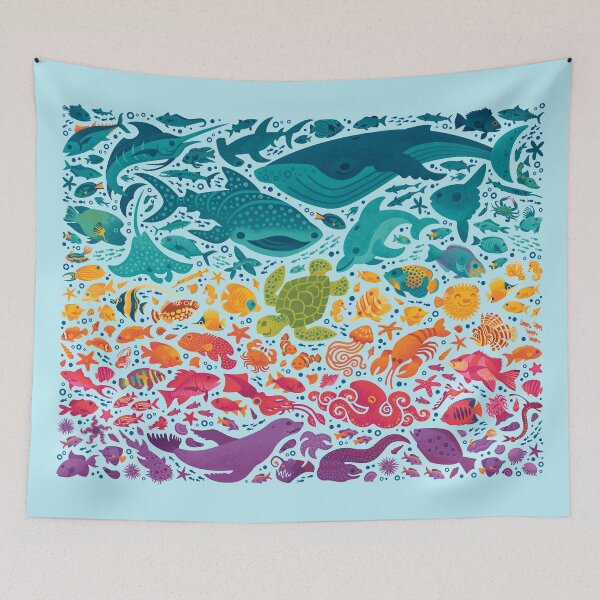 Item preview, Sea Life Spectrum : light blue designed and sold by Wayne Minnis.