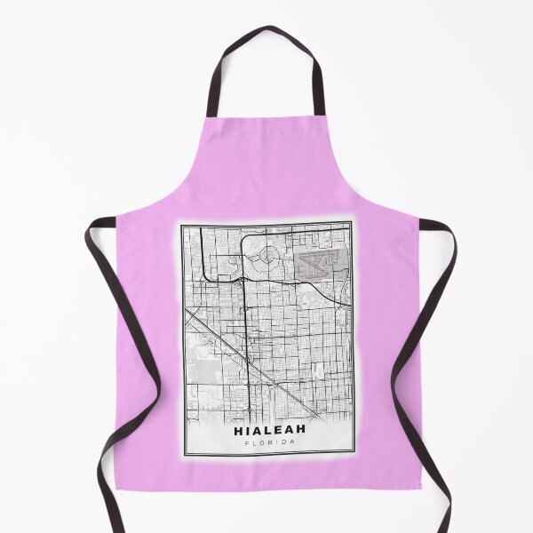 Item preview, Minimalist Hialeah Map designed and sold by Tamas Das.