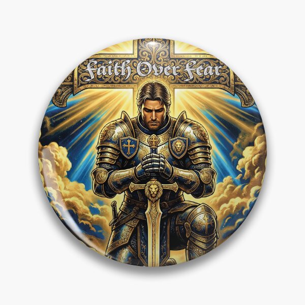 Item preview, Faith Over Fear Put On The Full Armor Of God Christian Warrior Design designed and sold by thepixfactory.