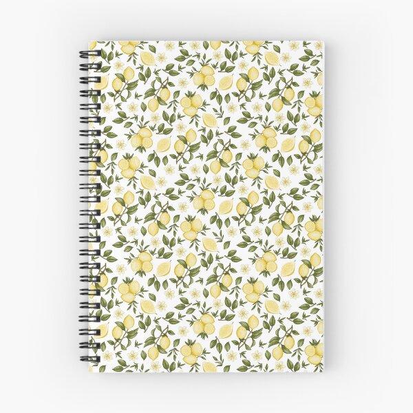 Item preview, Botanical Watercolor Lemons and White Blossoms Pattern designed and sold by svitlaarty.