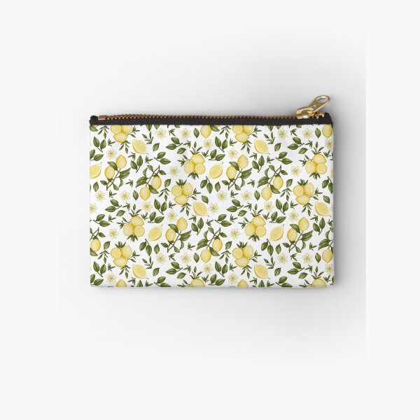 Item preview, Botanical Watercolor Lemons and White Blossoms Pattern designed and sold by svitlaarty.