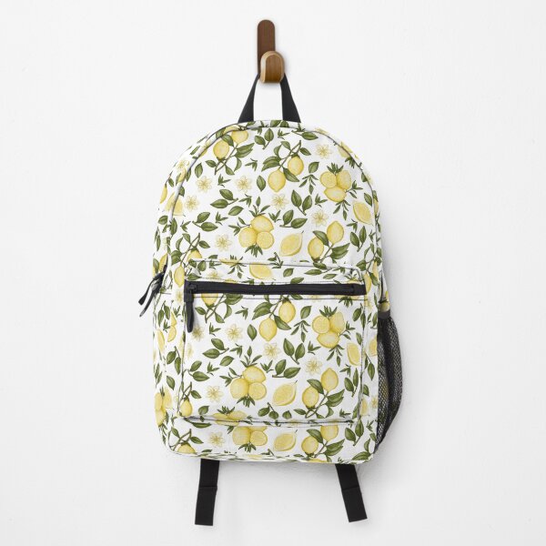 Item preview, Botanical Watercolor Lemons and White Blossoms Pattern designed and sold by svitlaarty.