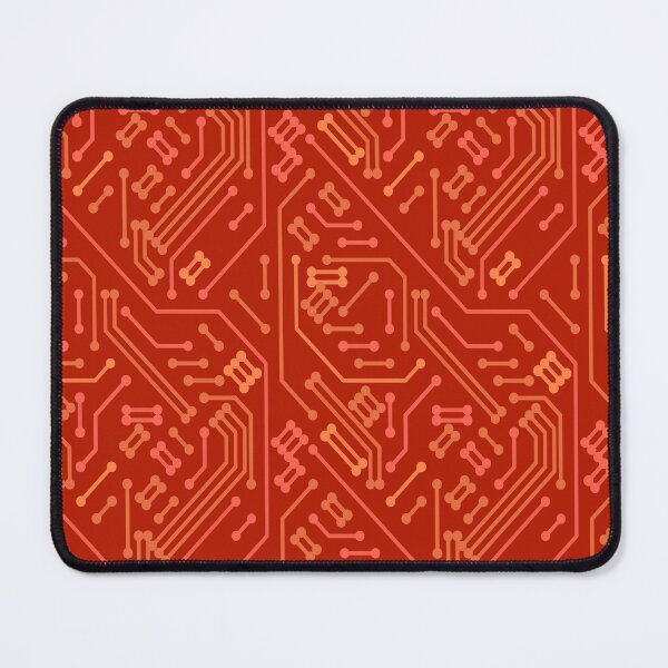 Item preview, The Retro-Futurist Circuitry Crimson designed and sold by TexSta.