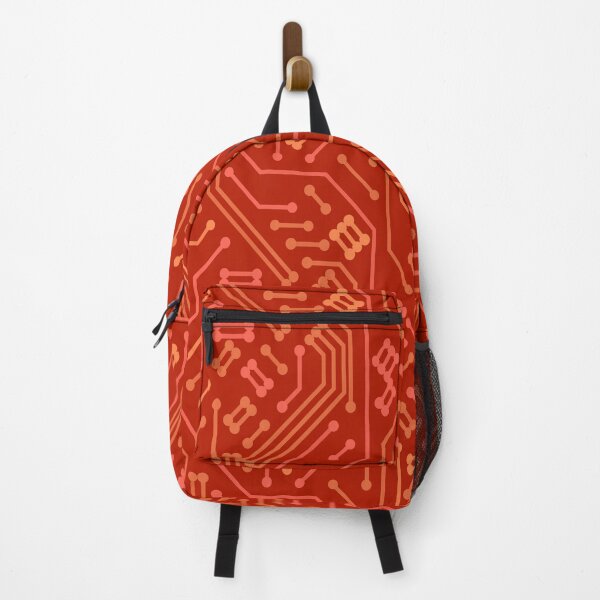Item preview, The Retro-Futurist Circuitry Crimson designed and sold by TexSta.