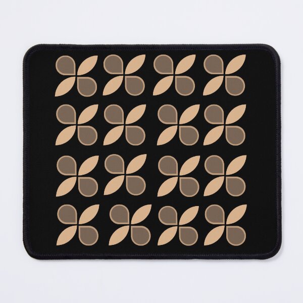 Item preview, Retro Geometric Petal Pattern in Warm Beige designed and sold by Jyoti Digital Artist.