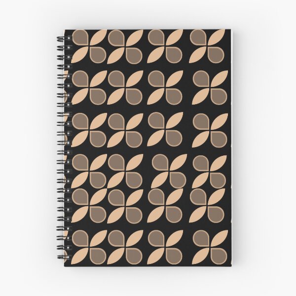 Item preview, ​Retro Geometric Petal Pattern in Warm Beige designed and sold by Jyoti-Quotes.