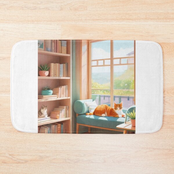 Item preview, Interior - Domestic Cat, Relaxed and Luminous Atmosphere designed and sold by World-Pets.