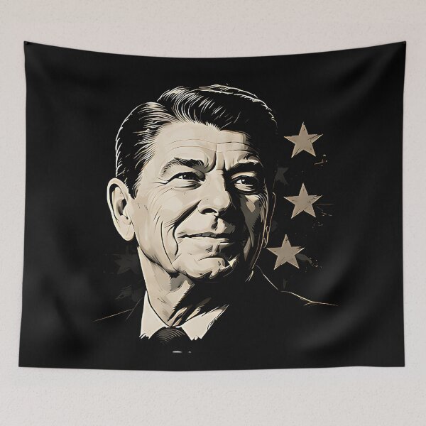 Item preview, Ronald Reagan Patriotic Portrait T-Shirt designed and sold by DealNest.