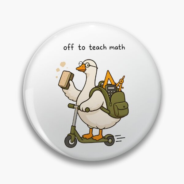 Item preview, Off To Teach Math Goose designed and sold by Muslims_place.