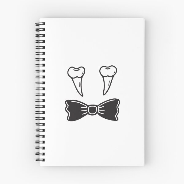 Item preview, A set of vampire fangs resting next to a neatly tied black bow tie designed and sold by rasagamastore.