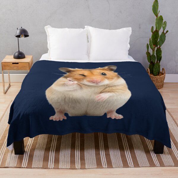 Item preview, Funny Winking Golden Hamster Motivation Illustration designed and sold by bosamji.