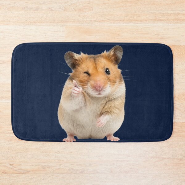 Item preview, Funny Winking Golden Hamster Motivation Illustration designed and sold by bosamji.