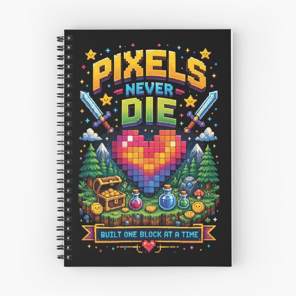 Item preview, Pixels Never Die – Retro Pixel Adventure Graphic T-Shirt designed and sold by JIMBOEE.
