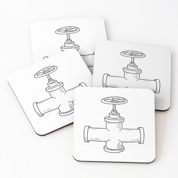 Item preview, A plumbing joint showing a valve beneath the kitchen sink designed and sold by rasagamastore.