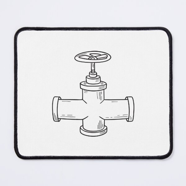 Item preview, A plumbing joint showing a valve beneath the kitchen sink designed and sold by rasagamastore.