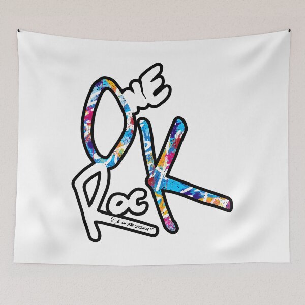 Item preview, One Ok Rock Eye Of The Storm White W Black Outline designed and sold by dombioliver.