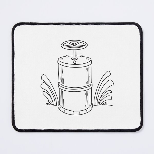 Item preview, A corroded valve fixed to an old metal barrel in a backyard designed and sold by rasagamastore.