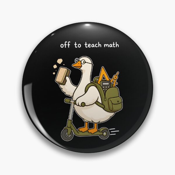 Item preview, Off To Teach Math Goose designed and sold by Muslims_place.