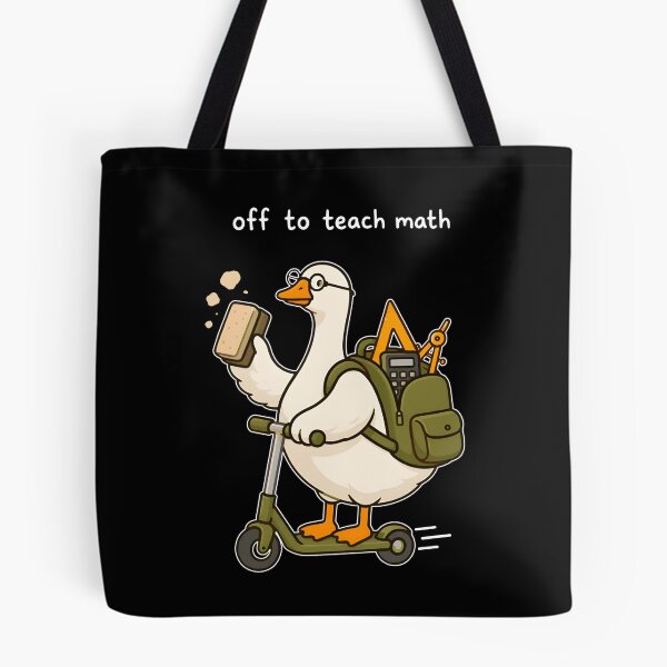 Item preview, Off To Teach Math Goose designed and sold by Muslims_place.