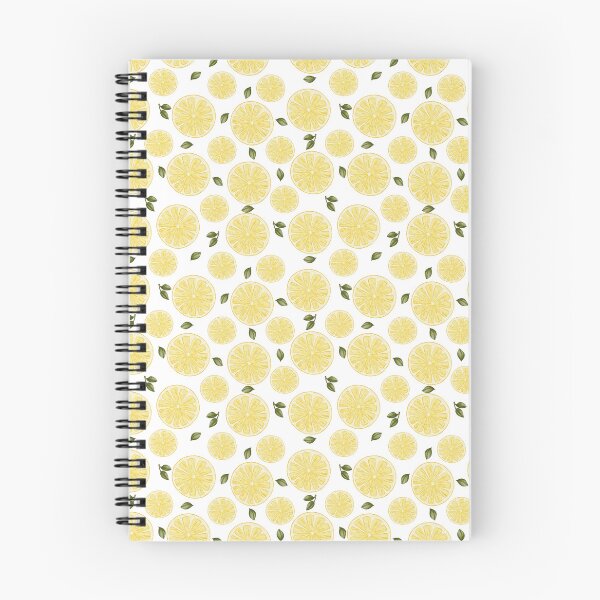 Item preview, Minimalist Watercolor Lemon Slices and Leaves White Pattern designed and sold by svitlaarty.