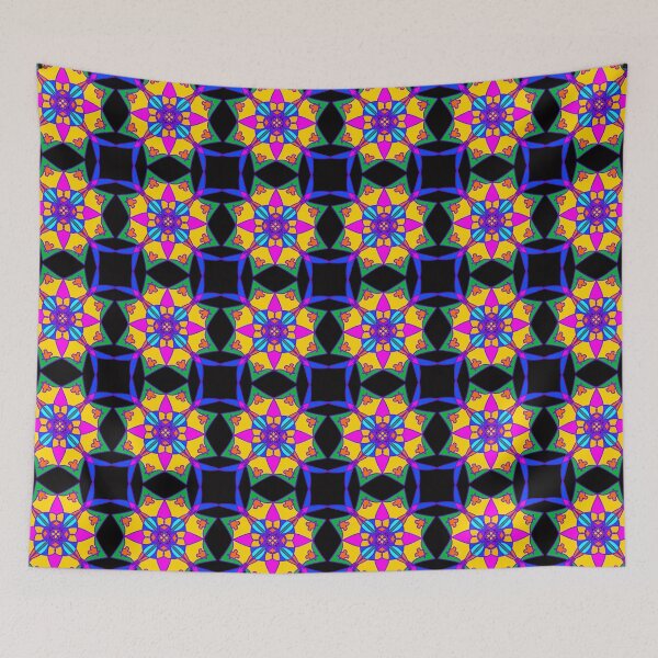 Item preview, Colorful Floral Mandala Seamless Pattern for Textile, Wallpaper and Surface Design with Geometric Symmetry designed and sold by MeawExoplanet.