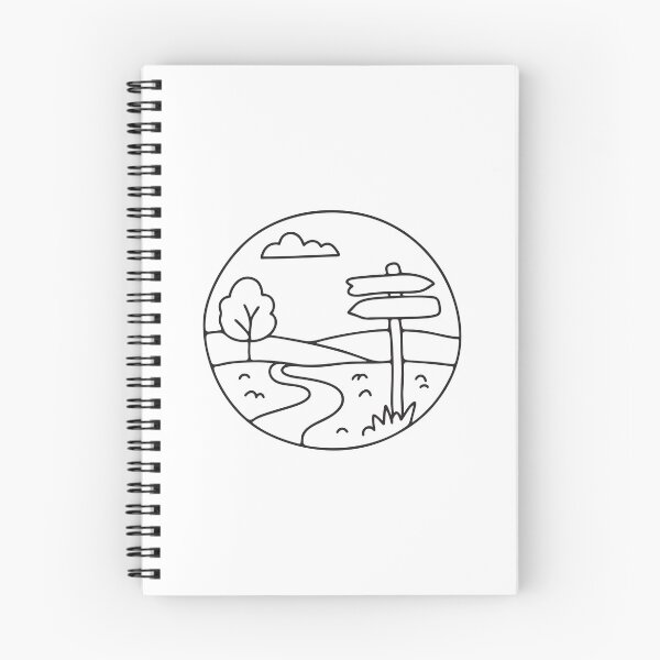 Item preview, A marker sign standing by a trail that leads through the valley designed and sold by rasagamastore.