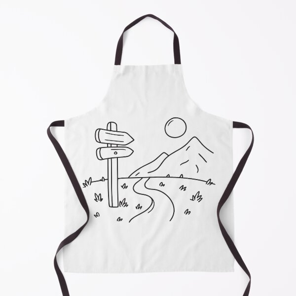 Item preview, A direction sign posted near a rugged trail entering the valley designed and sold by rasagamastore.
