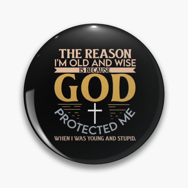 Item preview, God Protected Me When I Was Young Funny Christian Old Age designed and sold by haitrieuic96.