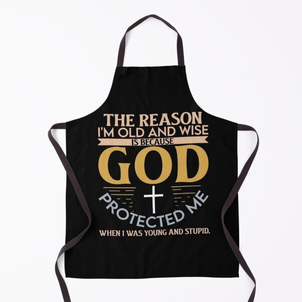 Item preview, God Protected Me When I Was Young Funny Christian Old Age designed and sold by haitrieuic96.