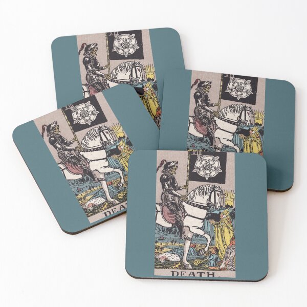 Item preview,  Vintage Seamless - Death Tarot Card Pattern  designed and sold by energyoflove333.