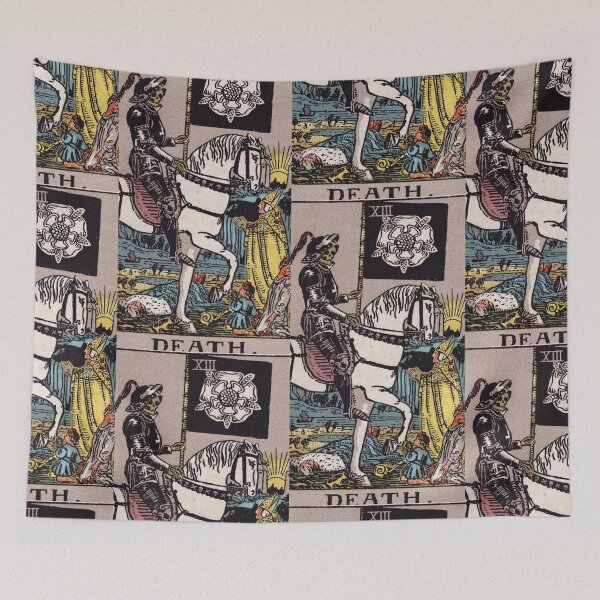 Item preview,  Vintage Seamless - Death Tarot Card Pattern  designed and sold by energyoflove333.