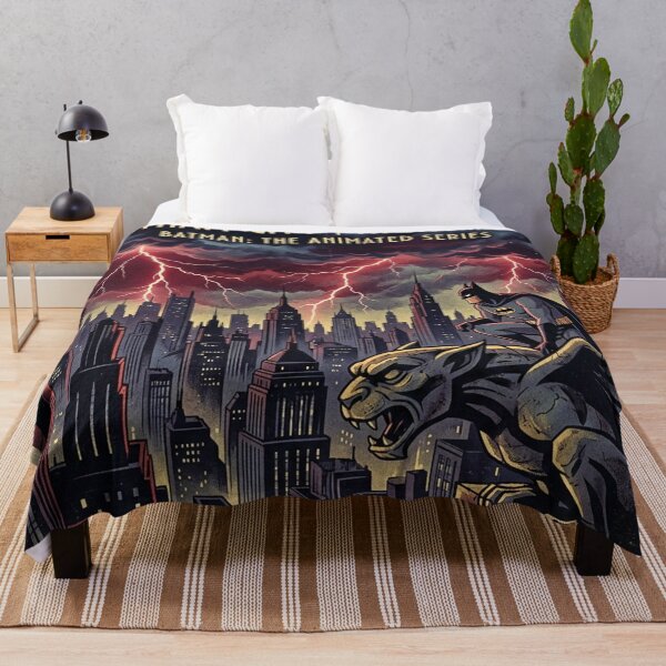 Item preview, Gotham City Nightwatch Vintage Poster | Deco Noir Superhero Inspired Wall Art | Retro Gothic Skyline Print designed and sold by lavanya11.