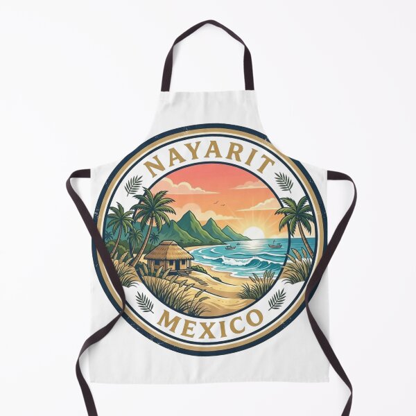 Item preview, Vintage Nayarit Mexico Tropical Travel Badge designed and sold by Mathias Yakubu Design.