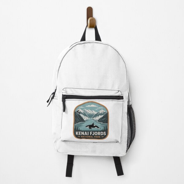 Item preview, Kenai Fjords National Park Vintage Travel Badge designed and sold by Teelogic.