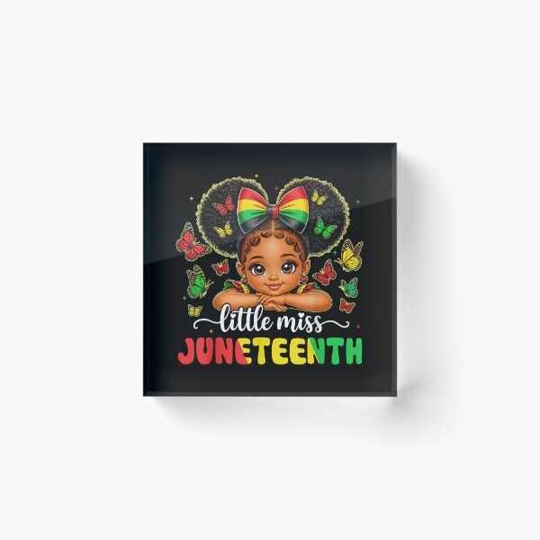 Item preview, Little Miss Juneteenth Black African June 19th Girls designed and sold by bowenugztre.