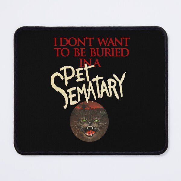 Item preview, Menacing Cat Graveyard Typography designed and sold by pixelandmerch.