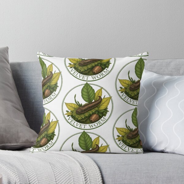 Item preview, Velvet Worm Vintage Nature Emblem | Botanical Wildlife Illustration designed and sold by MystiColo.