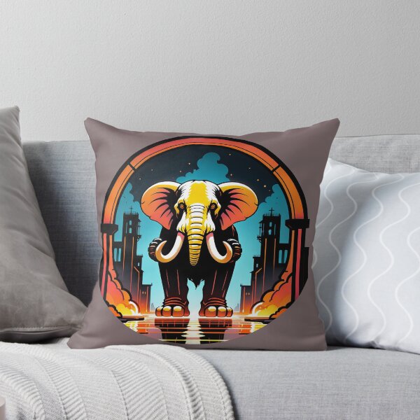 Item preview, Elephant in modern city designed and sold by tarkone.